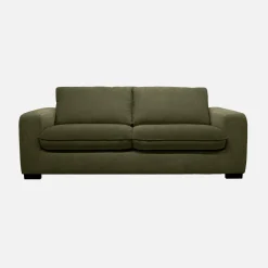 3-Sitzer Schlafsofa mit Chenille-Bezug und 10 cm Matratze - Hergestellt in Frankreich