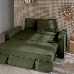 2-Sitzer Schlafsofa mit Cordbezug B 172,5 x T 91,5 x H 88,5cm