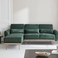 3-Sitzer Schlafsofa mit Recamiere