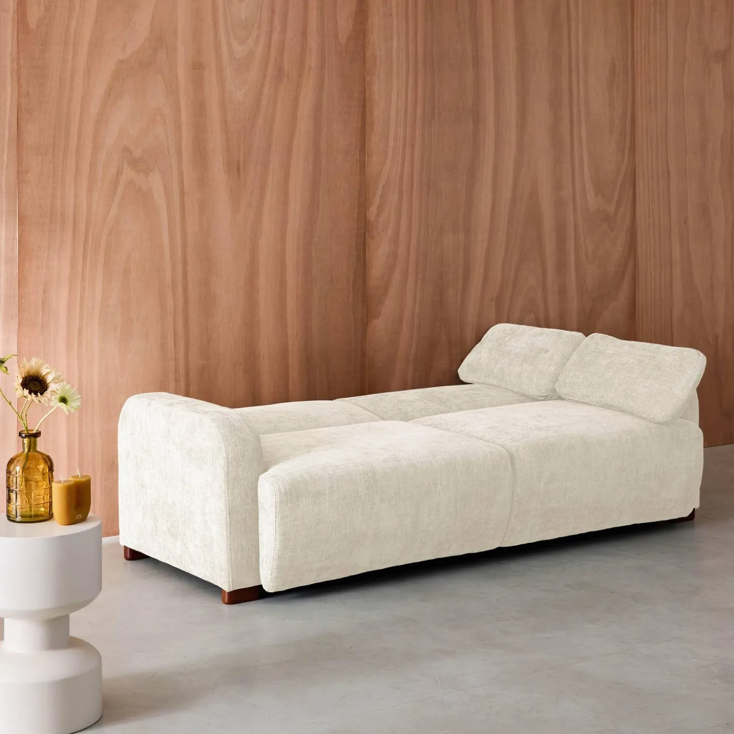 3-Sitzer Schlafsofa mit Stoffbezug
