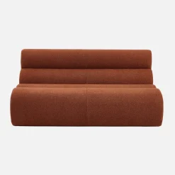 2-Sitzer Sessel mit strukturiertem Bouclé-Bezug
