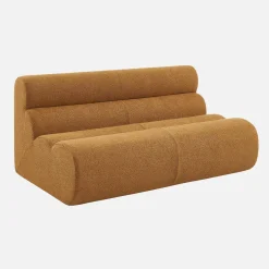 2-Sitzer Sessel mit strukturiertem Bouclé-Bezug