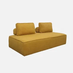 2-Sitzer Sofa mit Bouclé-Bezug für ein modulares Sofa