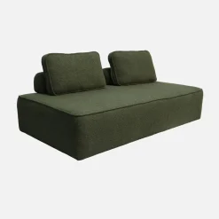 2-Sitzer Sofa mit Bouclé-Bezug für ein modulares Sofa