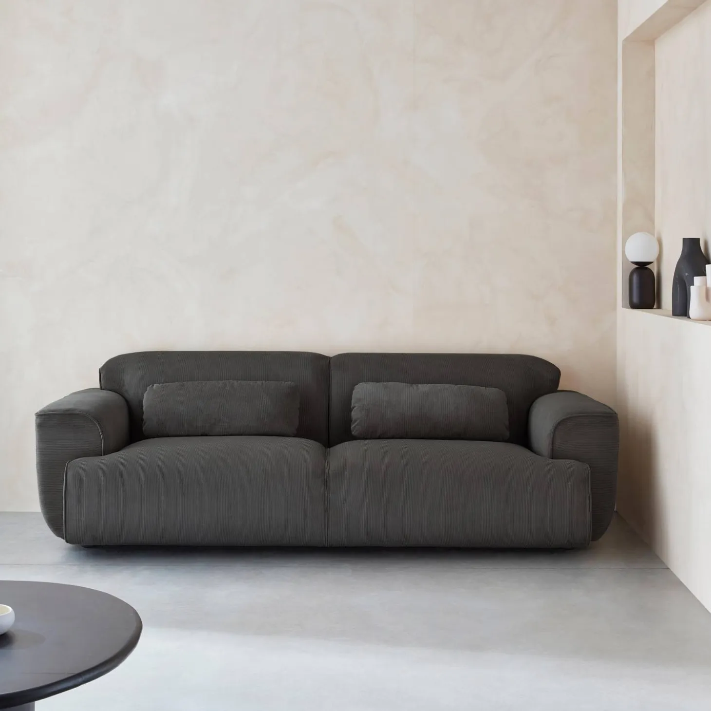 3-Sitzer-Sofa mit Cordbezug