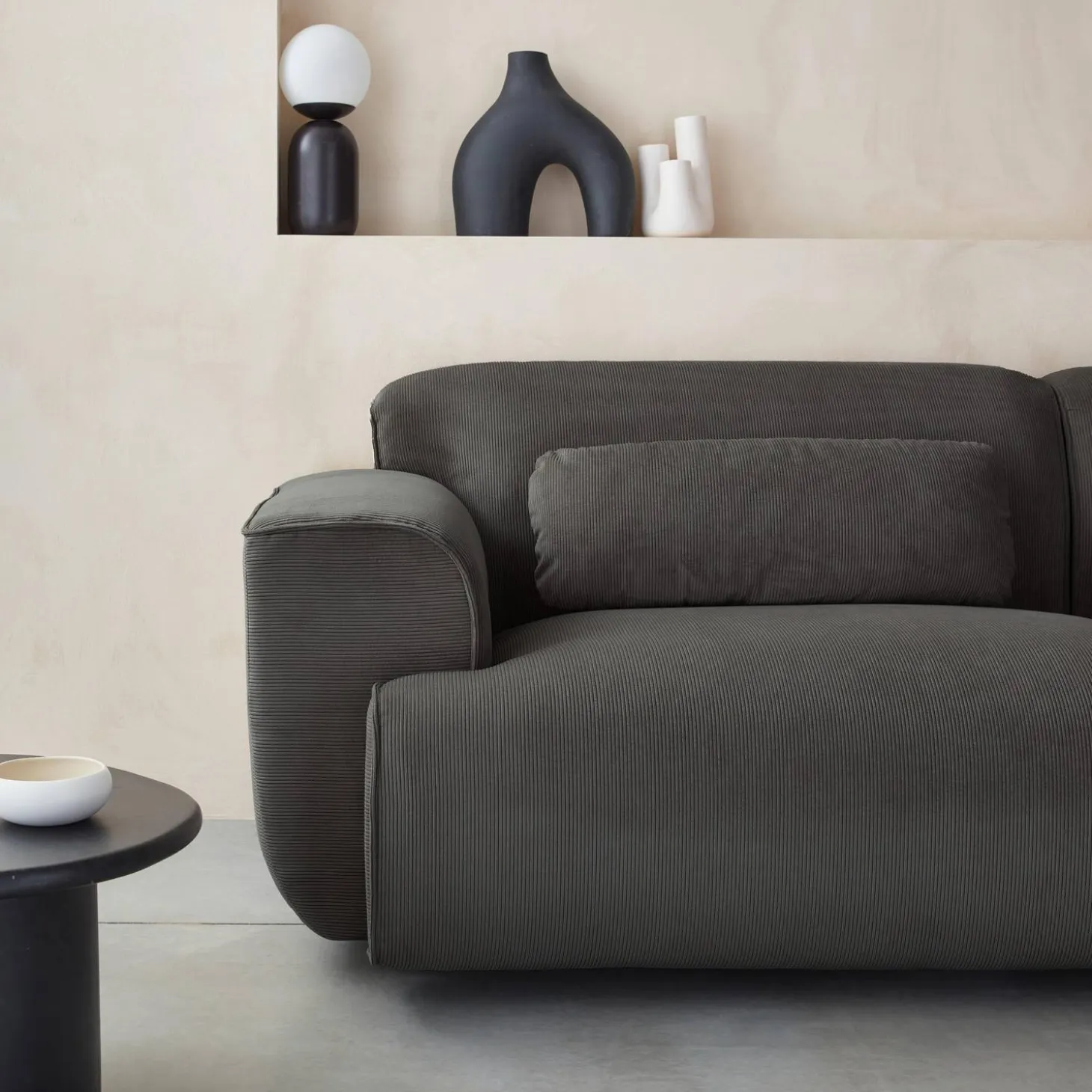 3-Sitzer-Sofa mit Cordbezug