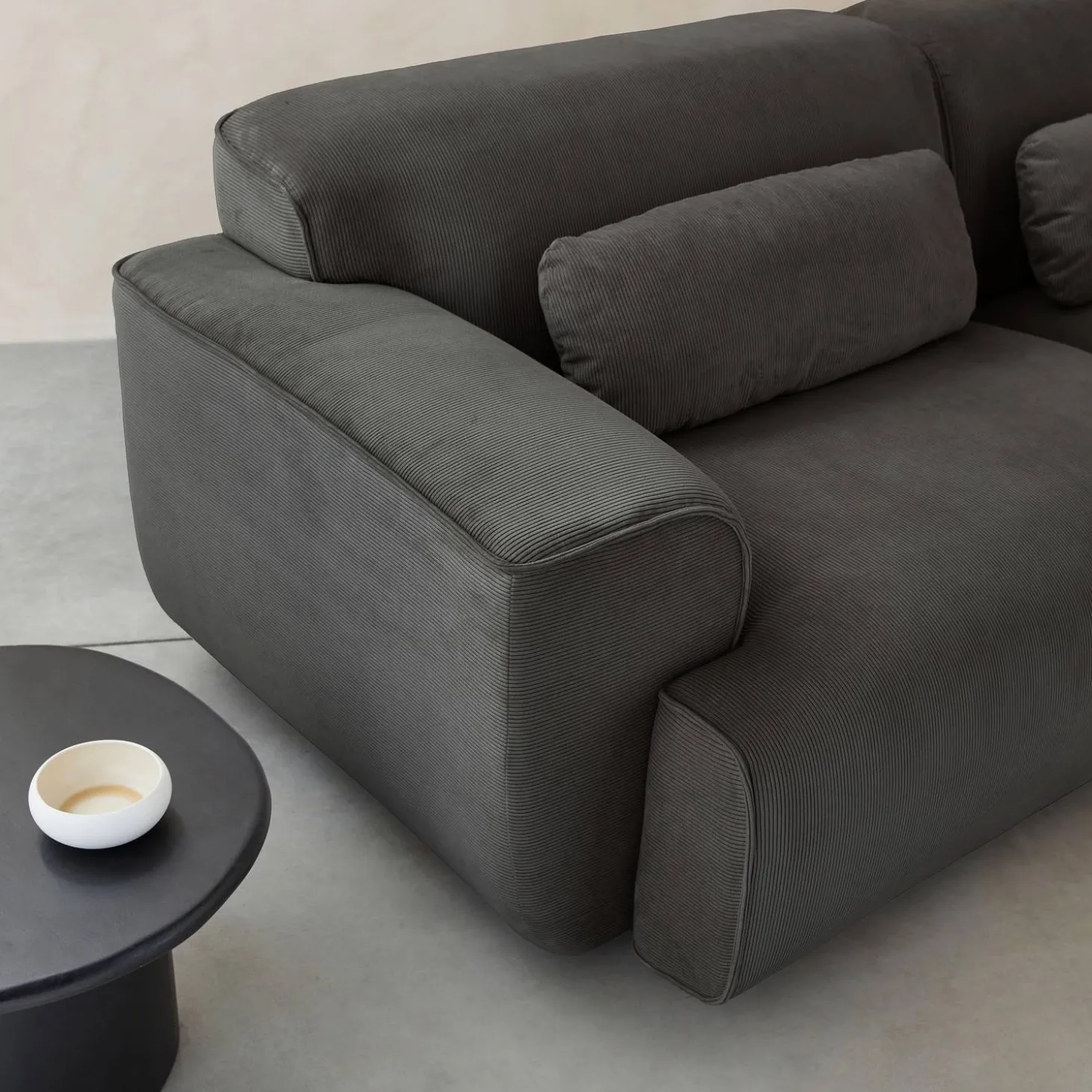3-Sitzer-Sofa mit Cordbezug