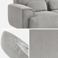 3-Sitzer-Sofa mit Cordbezug