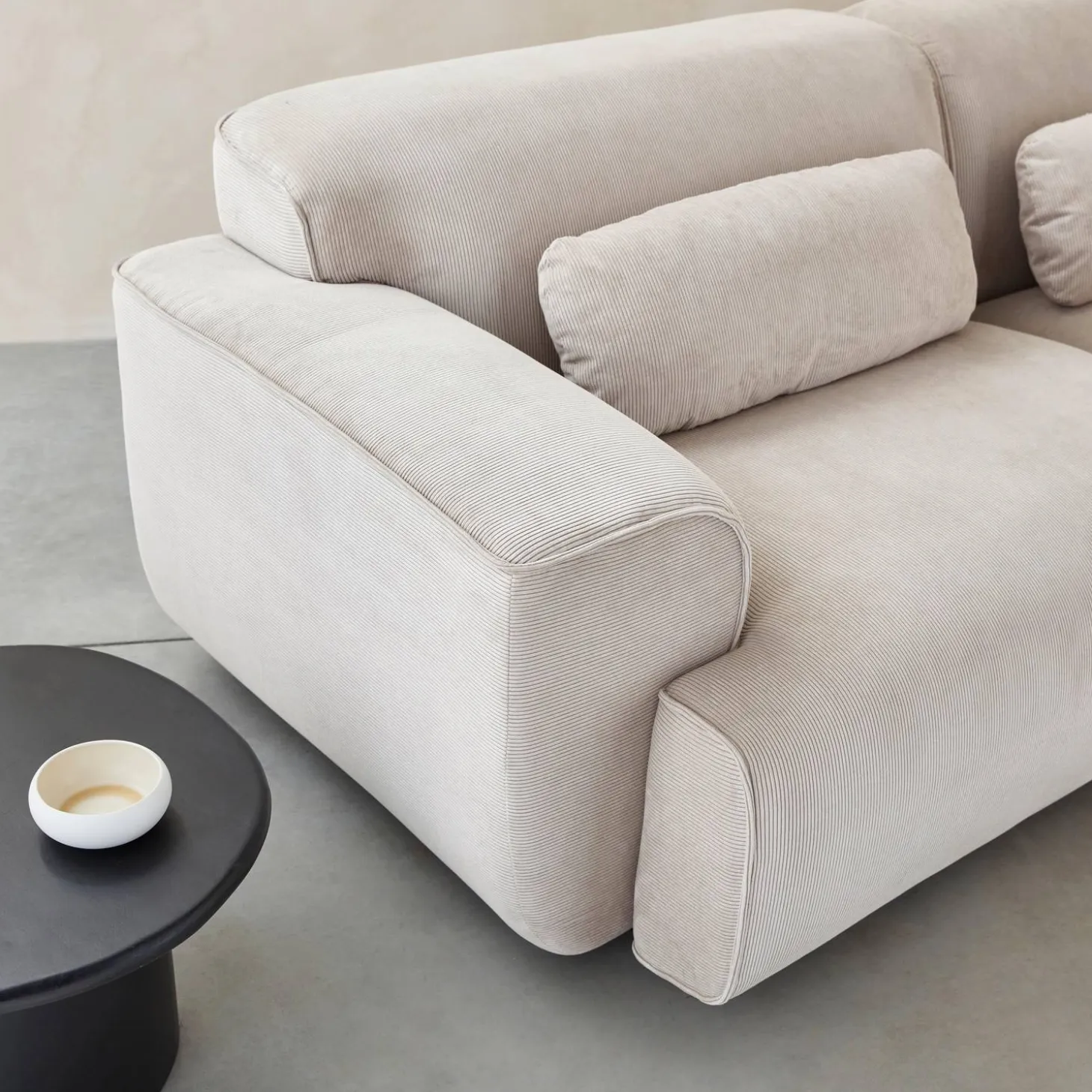 3-Sitzer-Sofa mit Cordbezug