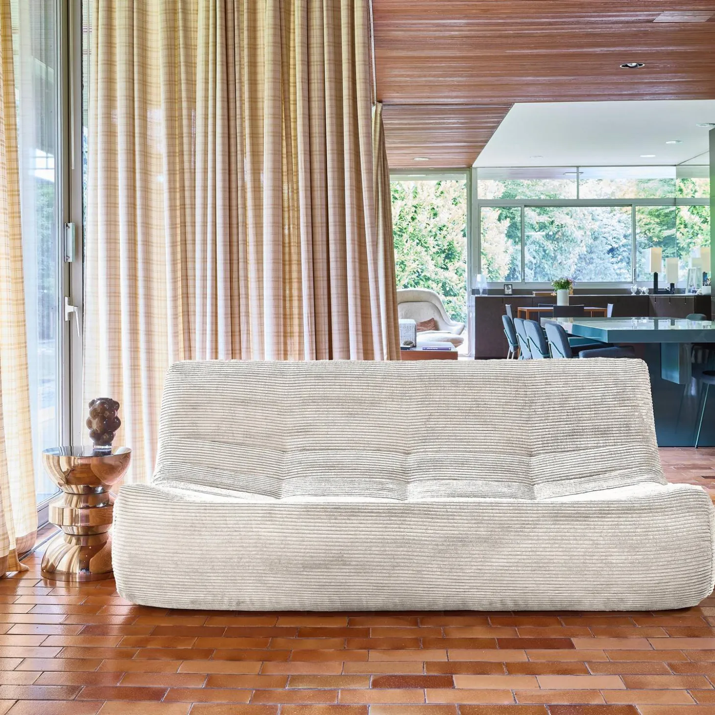 3-Sitzer Sofa mit Cordbezug