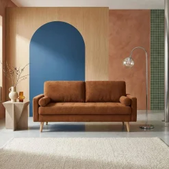 3-Sitzer Sofa mit kapitoniertem Chenille-Bezug