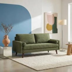 3-Sitzer Sofa mit kapitoniertem Chenille-Bezug