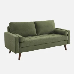 3-Sitzer Sofa mit kapitoniertem Chenille-Bezug