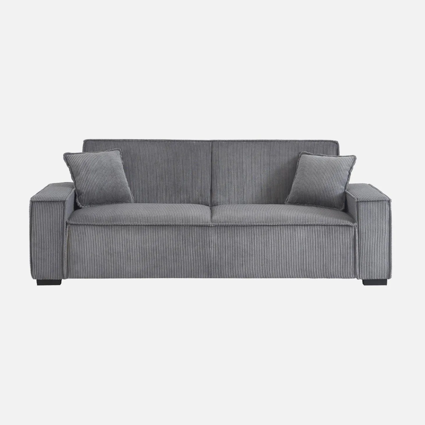3-Sitzer-Sofa mit Schlaffunktion und Cordbezug