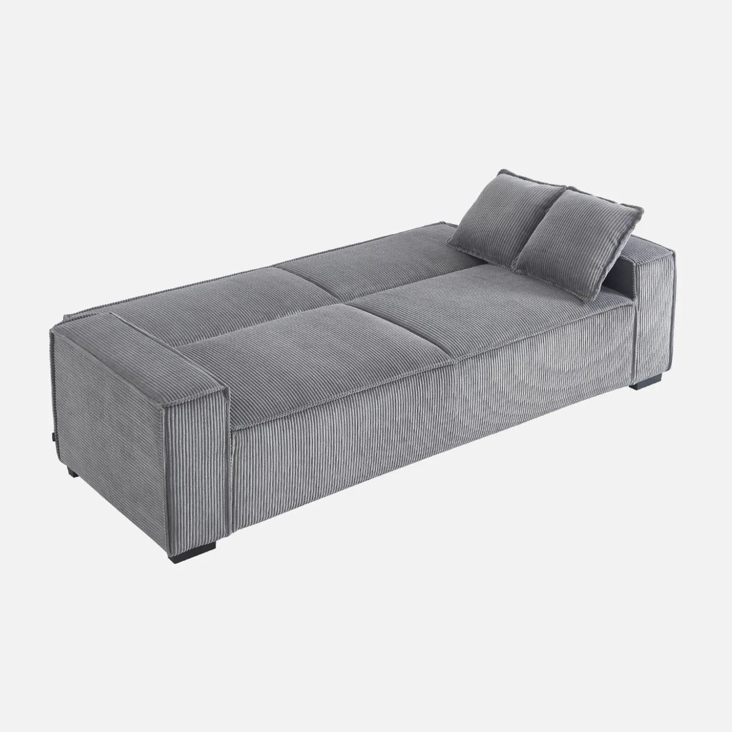 3-Sitzer-Sofa mit Schlaffunktion und Cordbezug