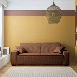 3-Sitzer-Sofa mit Schlaffunktion und Cordbezug