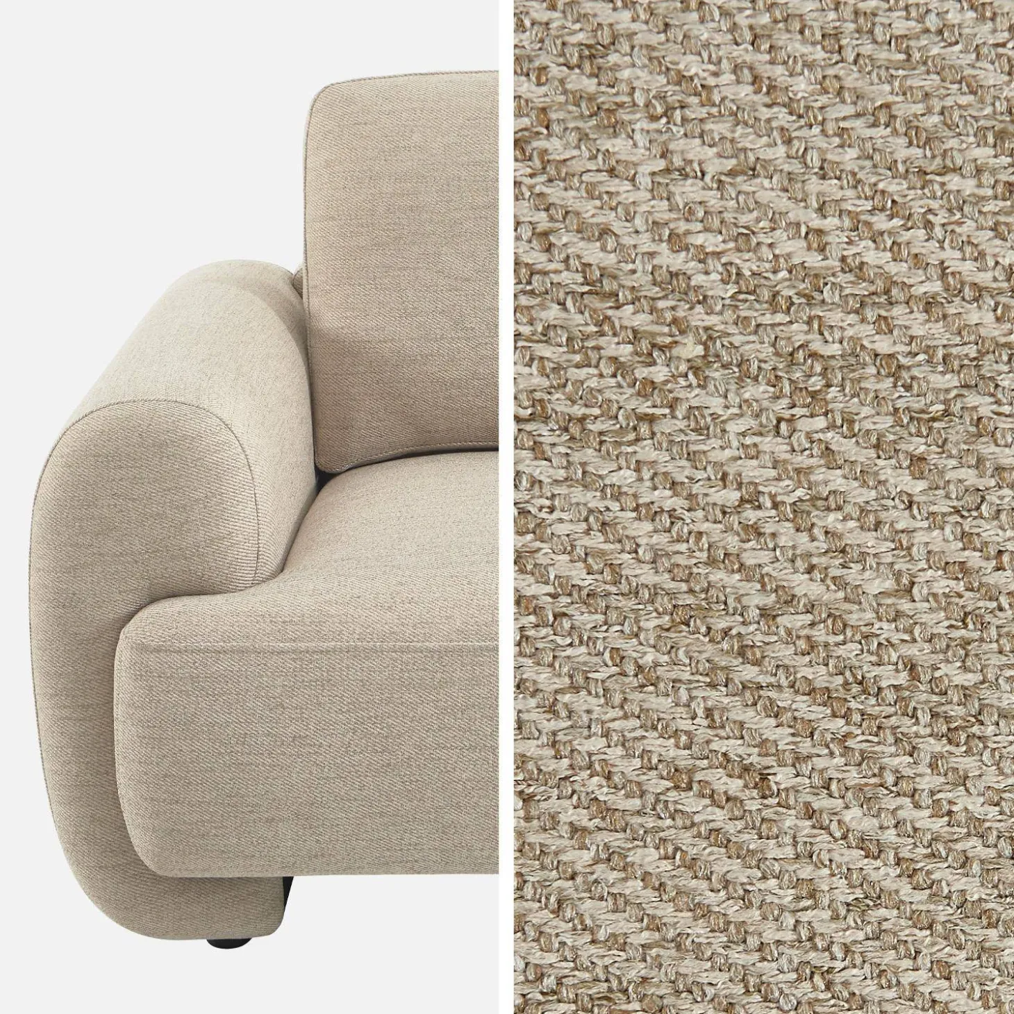 3-Sitzer Sofa mit Stoffbezug
