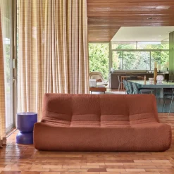 3-Sitzer Sofa mit strukturiertem Bouclé-Bezug