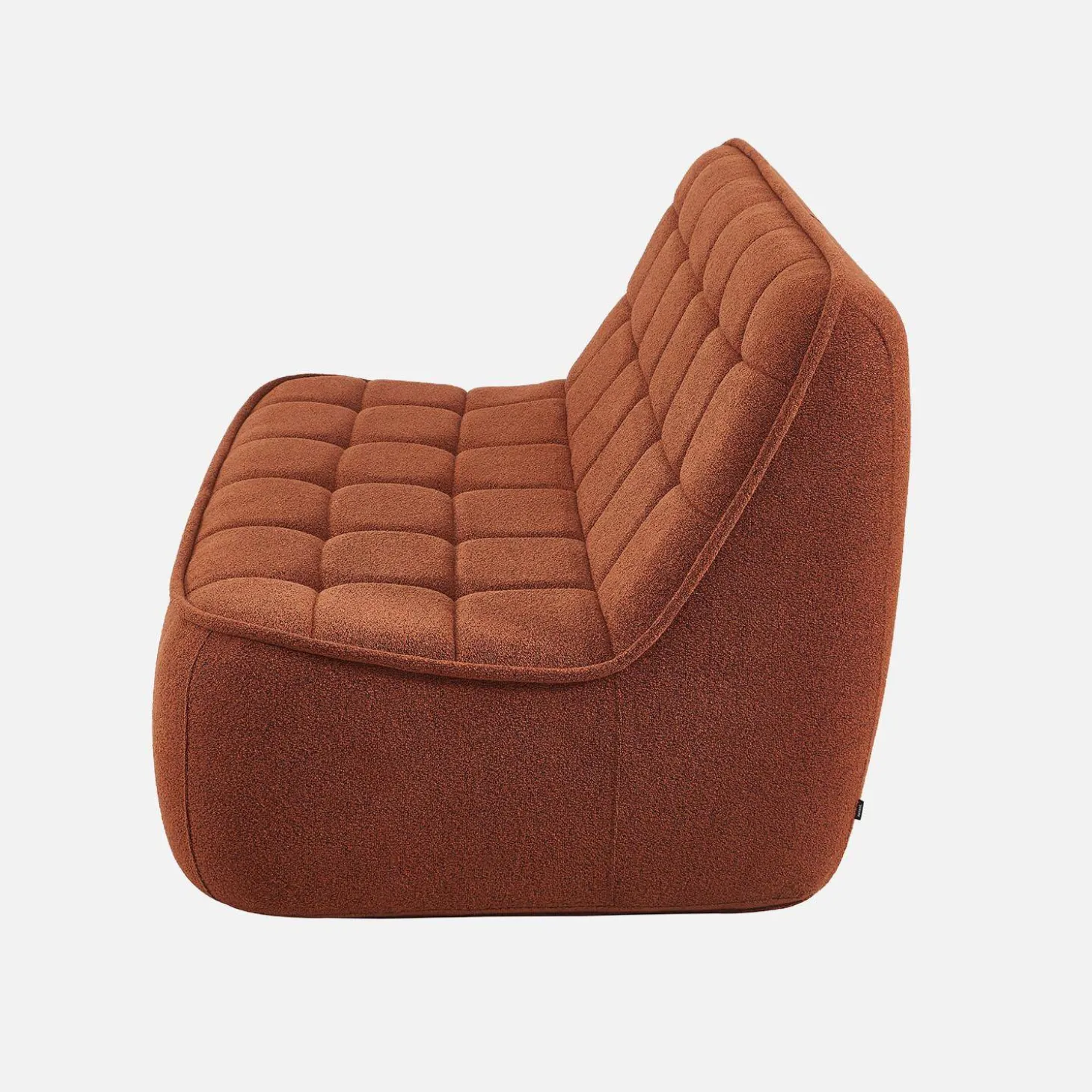 2-Sitzer Sofa mit strukturiertem Bouclé-Bezug