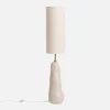 Stehlampe aus Keramik und Stoff Ø27cm