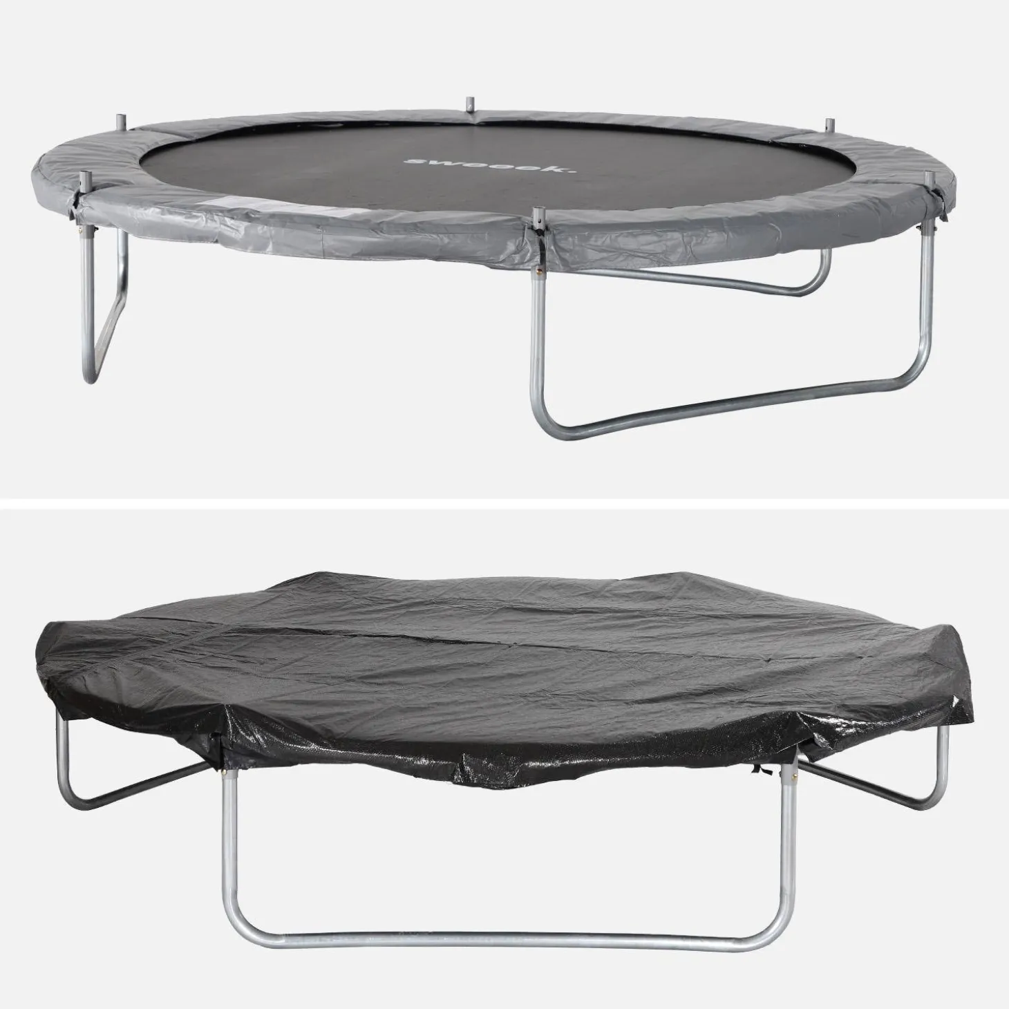 Trampolin 250 cm mit Sicherheitsnetz und Zubehörpaket