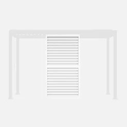 Verstellbare Lamellenwand 130cm für Pergola Triomphe 3x4m