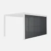 Vordach 4m für Pergola Palace Aluminium und Textilene