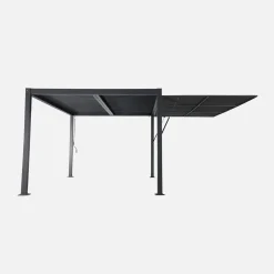 Vordach 4m für Pergola Palace Aluminium und Textilene