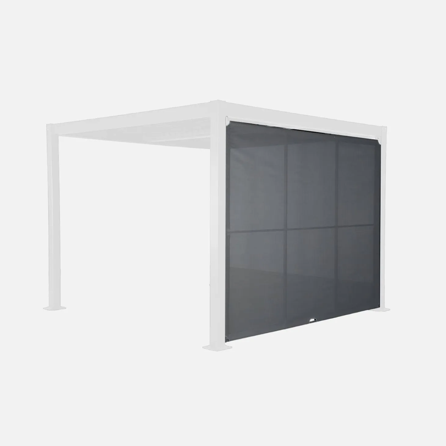 Vordach 3m für Pergola Palace Aluminium und Textilene