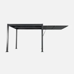 Vordach 3m für Pergola Palace Aluminium und Textilene