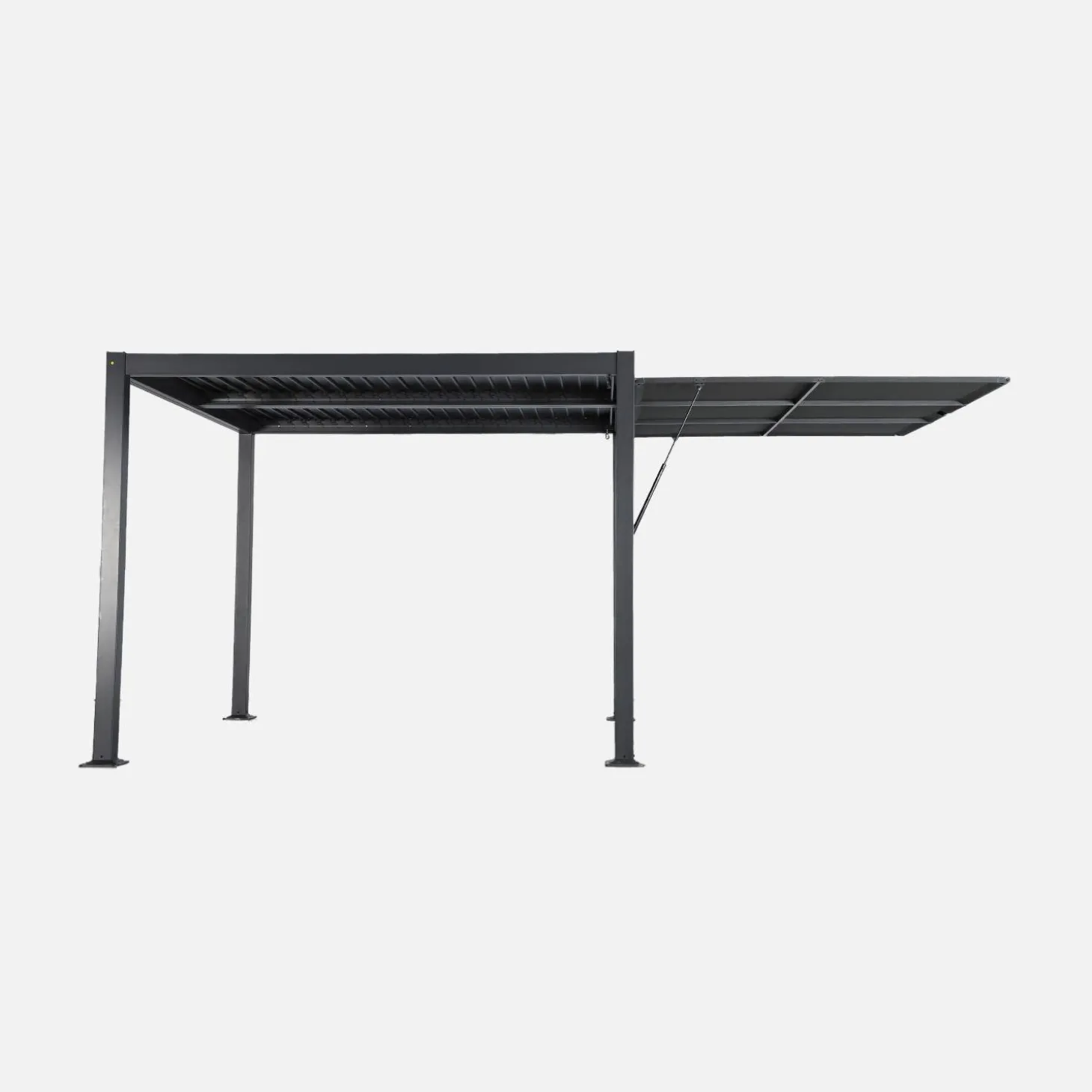 Vordach 3m für Pergola Palace Aluminium und Textilene