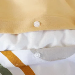 Wendebettwäsche aus Mikrofaser orange