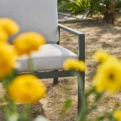 Aluminium-Gartenmöbelset für 4 Personen
