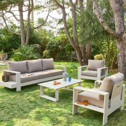 Aluminium-Gartenmöbelset für 5 Personen