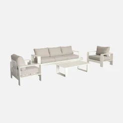 Aluminium-Gartenmöbelset für 5 Personen