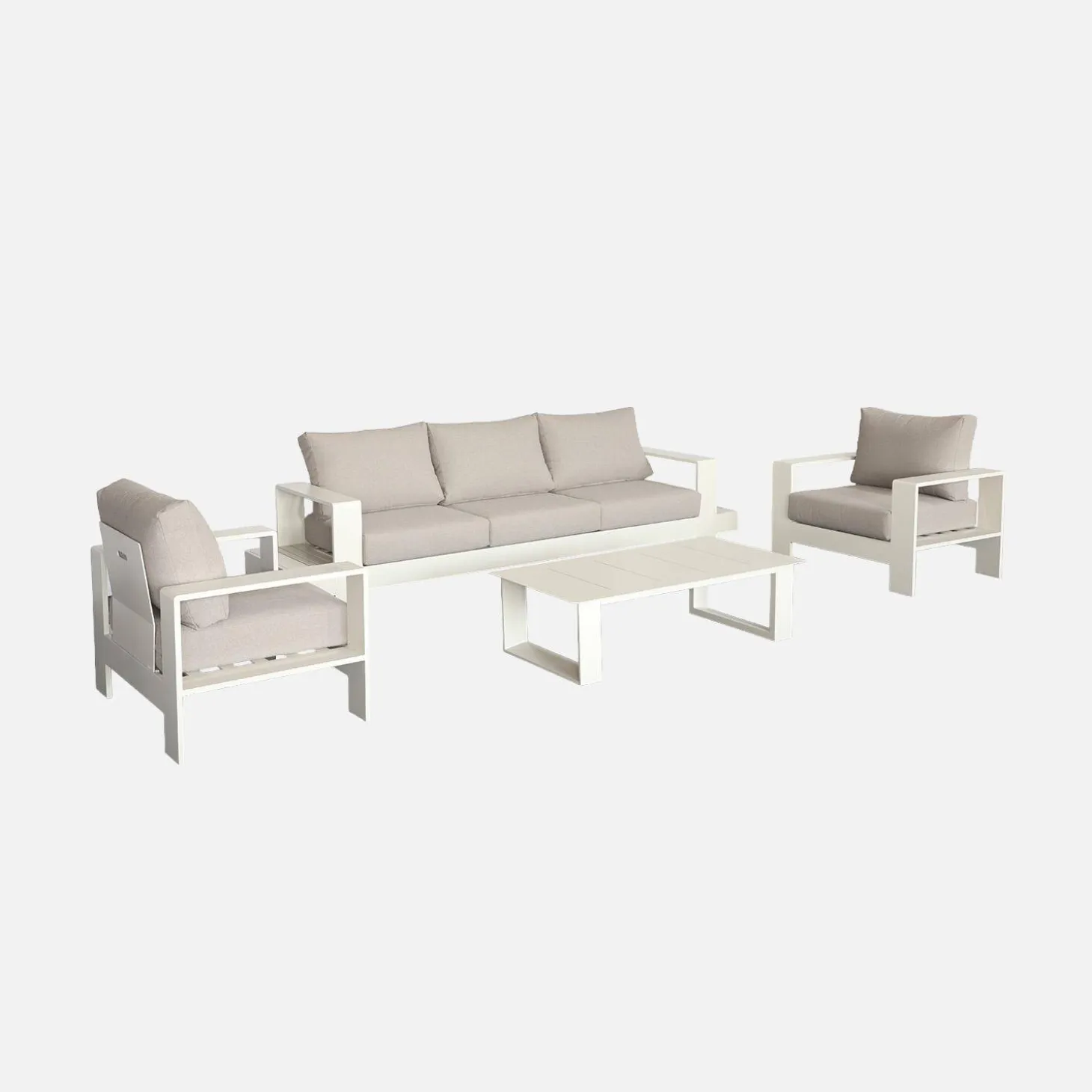 Aluminium-Gartenmöbelset für 5 Personen