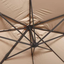Ampel-Sonnenschirm rechteckig 3x4m + befüllbare Platten 50x50cm