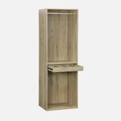 Ankleidemodul mit Garderobe und Hosenhalter