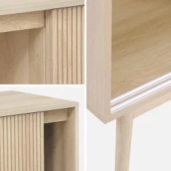 Anrichte mit Holzdekor 115 cm