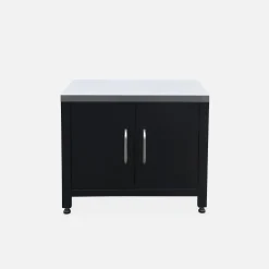 Außenküche 7 Elemente aus Stahl + Gasgrill 4 Brenner