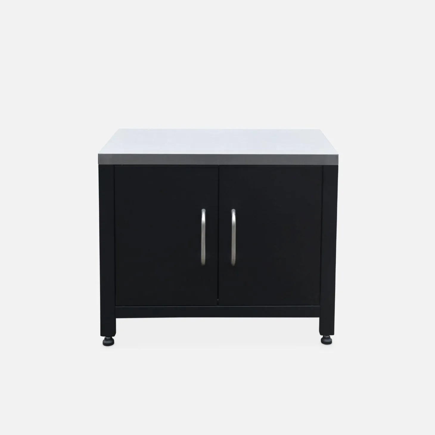 Außenküche 5 Elemente aus Stahl + Gasgrill 4 Brennern