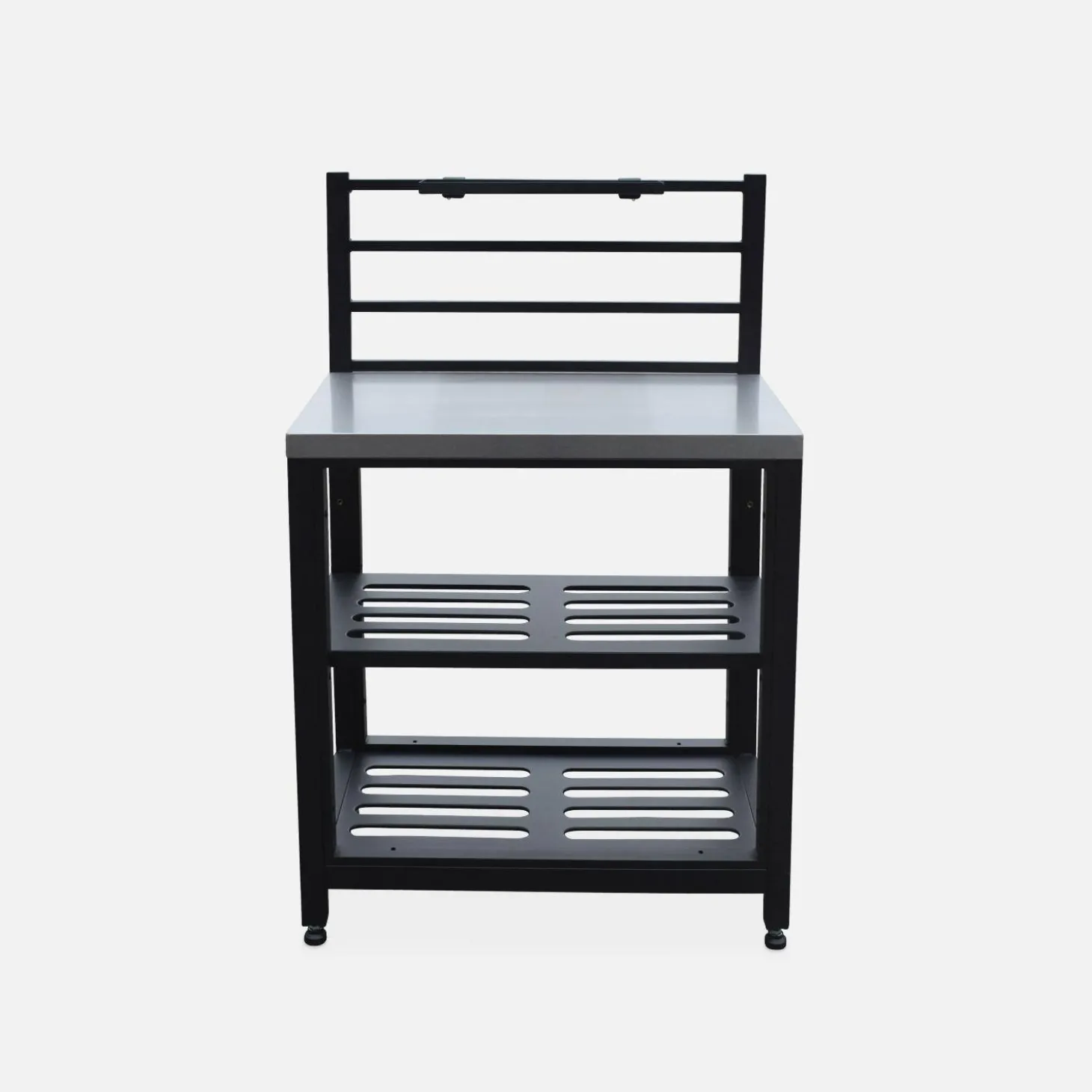 Außenküche 5 Elemente aus Stahl + Gasgrill 4 Brennern