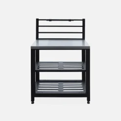 Außenküche 5 Elemente aus Stahl + Gasgrill 4 Brennern
