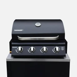 Außenküche 5 Elemente aus Stahl + Gasgrill 4 Brennern