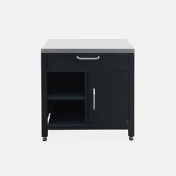 Außenküche 5 Elemente aus Stahl + Gasgrill 4 Brennern