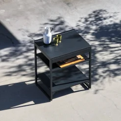 Außenküche Stahl 2 Regale B 80 cm