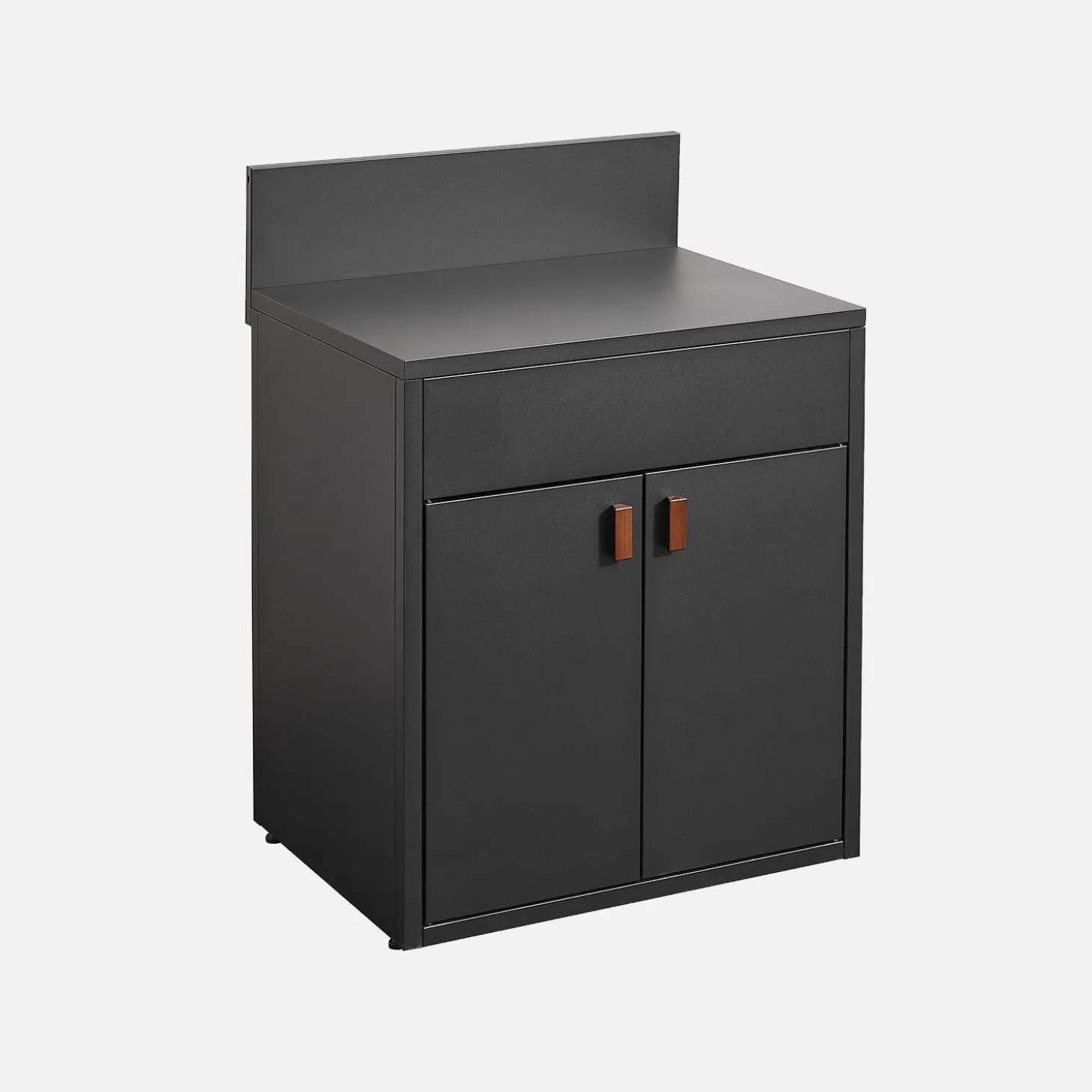 Außenküche Stahl 2 Türen B 80 cm