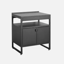Außenküche Stahl 2 Türen B 80 cm