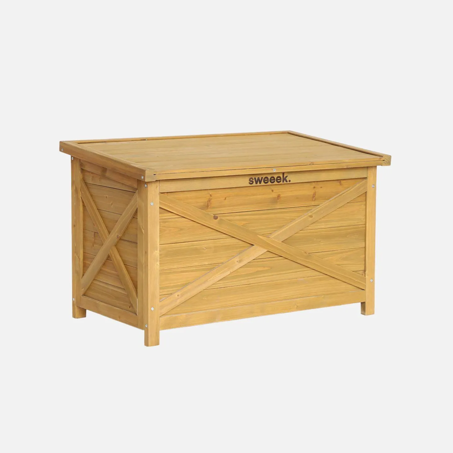 Aufbewahrungsbox aus Tannenholz 80 cm