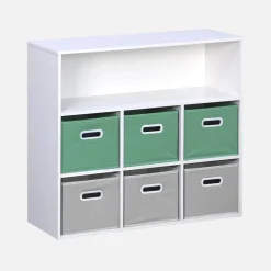 Aufbewahrungsmöbel für Kinder, 6 Boxen